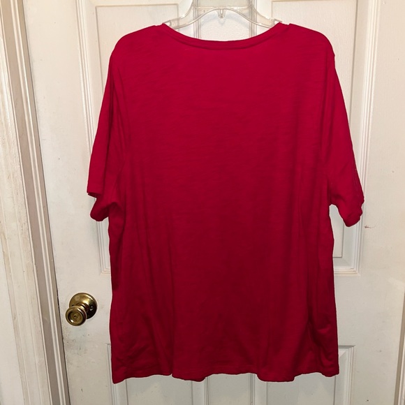 CATHERINES Women’s Short Sleeve USA Go For Gold Top. Sz 1X (18/20W) - Picture 2 of 4